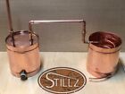 10 Gallon Copper Moonshine Still With 4" Cap Logic Cap