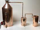 20 Gallon 4" Cap Copper Moonshine Still w/Electric/Thumper and Worm