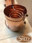 10 Gallon Copper Moonshine Still With 4" Cap Logic Cap