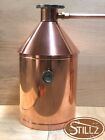 10 Gallon Copper Moonshine Still With 4" Cap Logic Cap