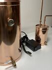 20 Gallon 4" Cap Copper Moonshine Still w/Electric/Thumper and Worm